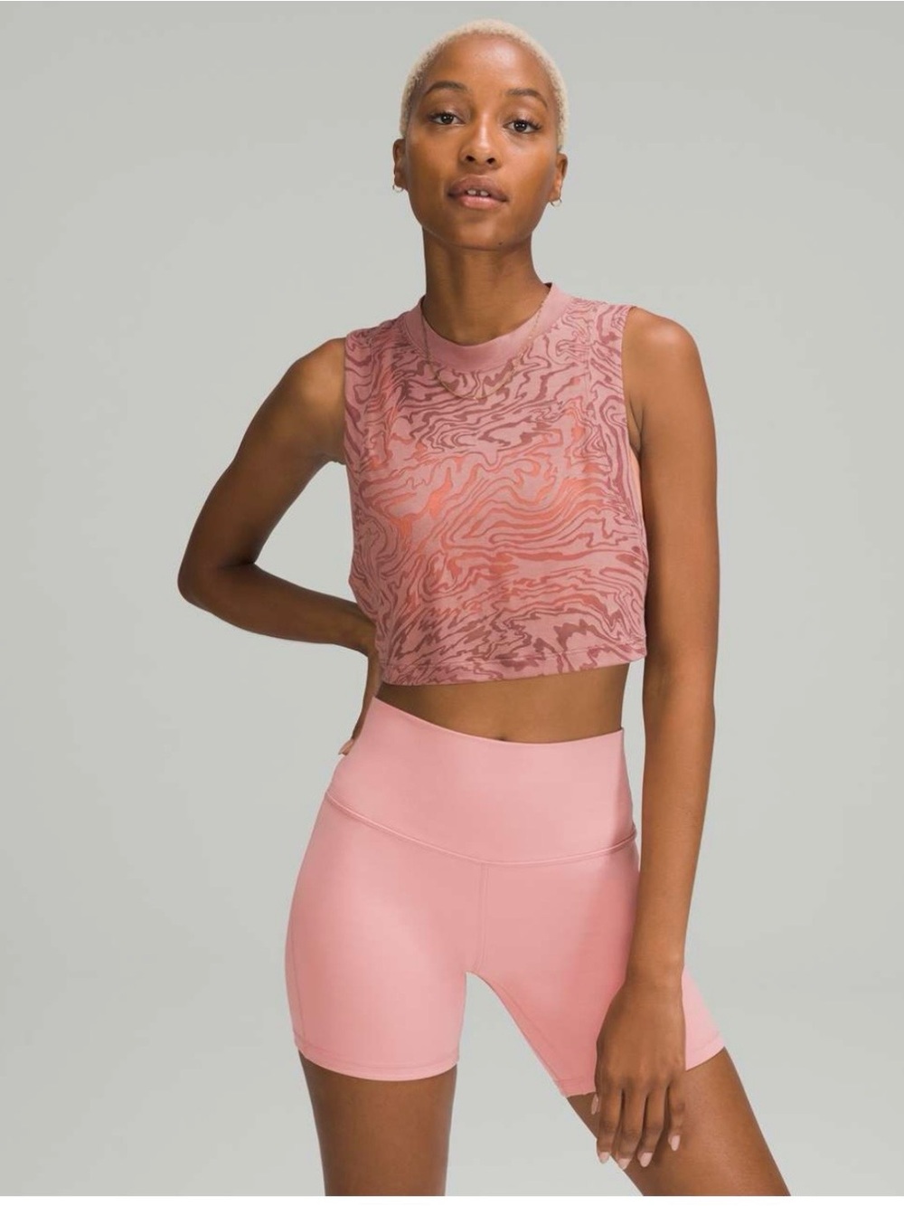 Lululemon All Yours Crop Tank Top Size 8